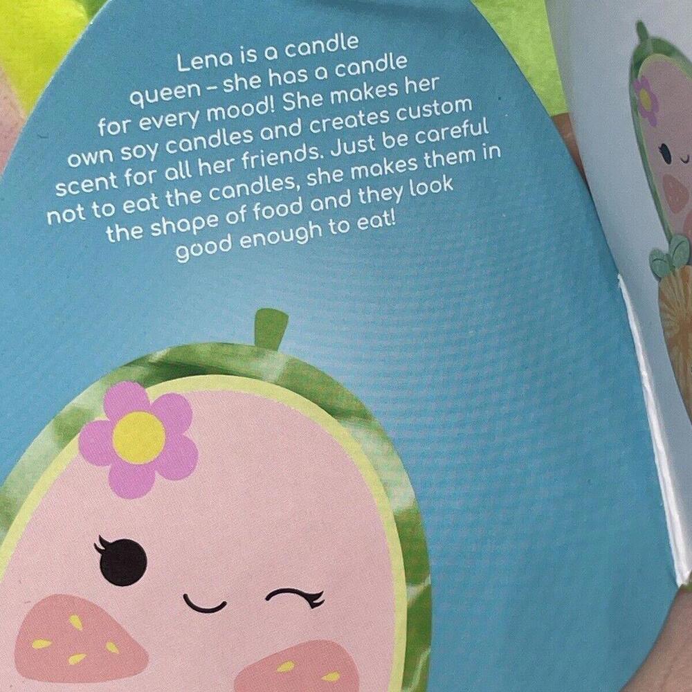 Squishmallow LENA the Guava Fruit 8" SCENTED 2021 NEW with Tags - Picture 5 of 5